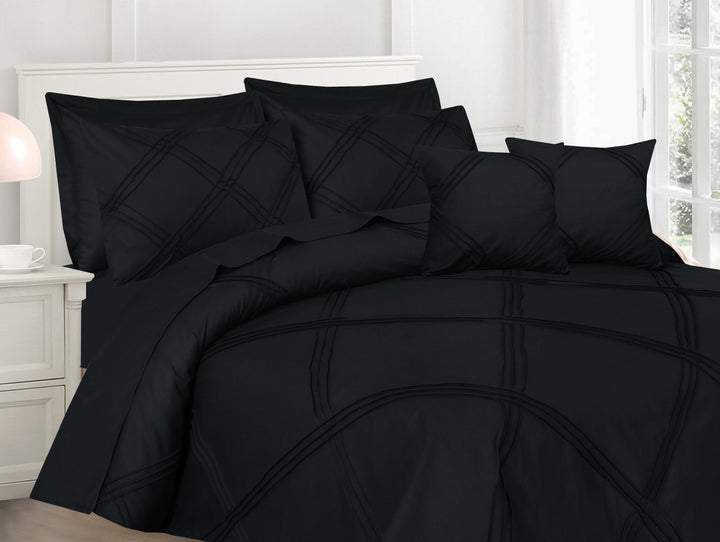 black bedroom sheets
