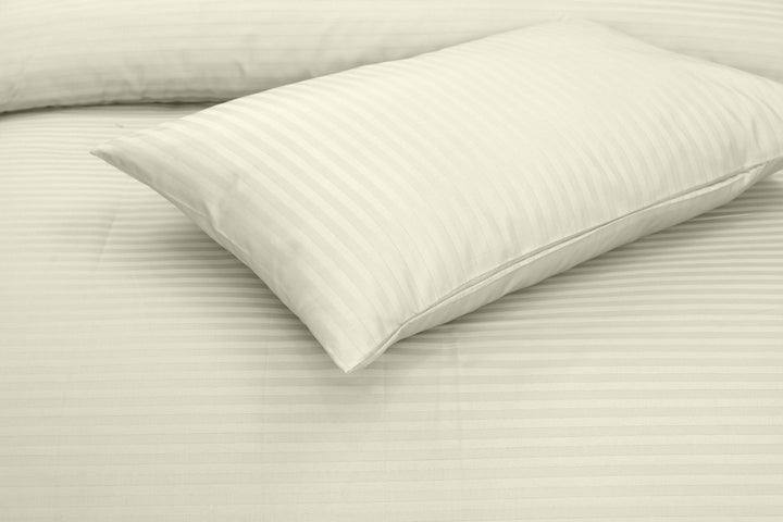 white bed sheets