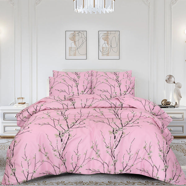 Floral Pink-Bed Set