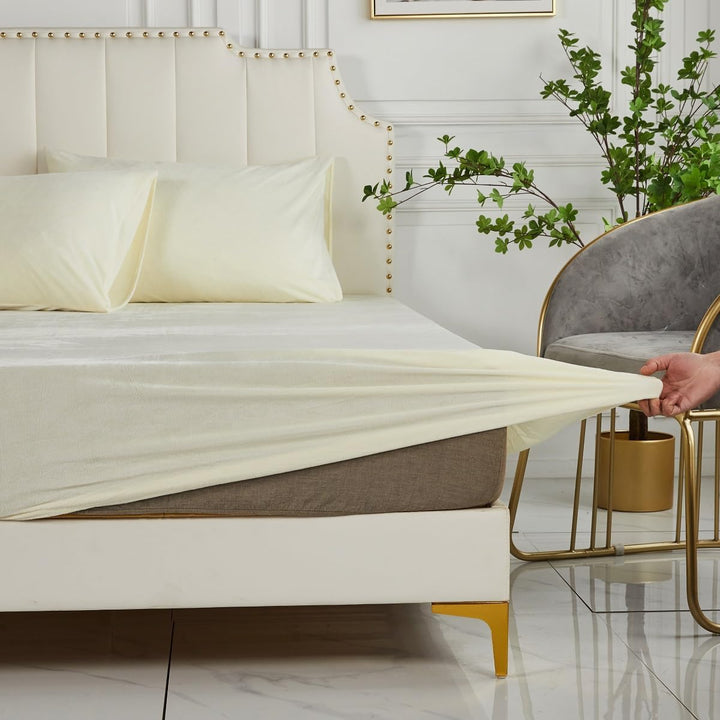 velvet fitted sheet