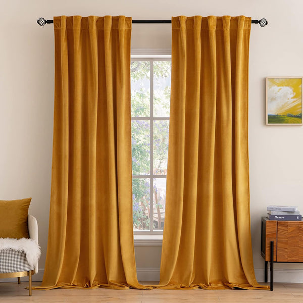 velvet curtains