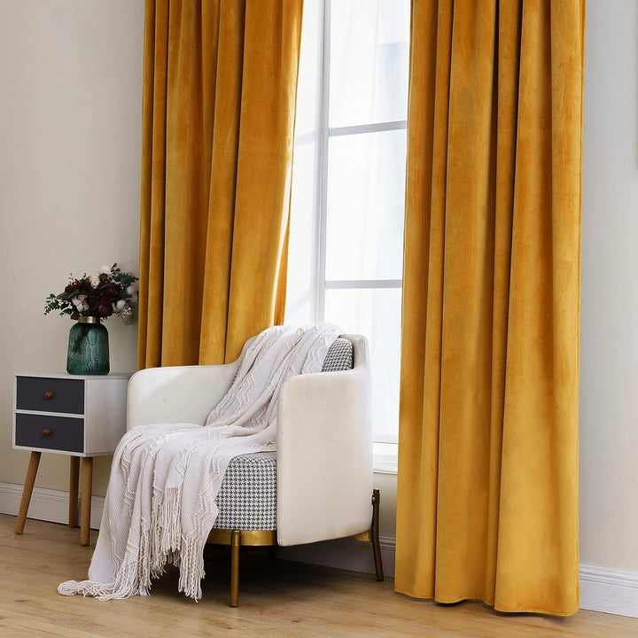 velvet curtains