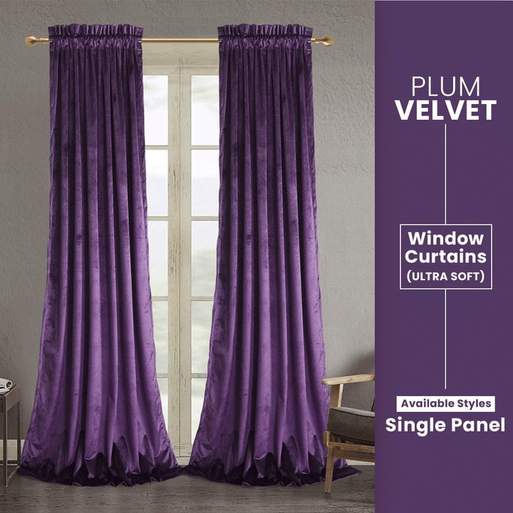 velvet curtains