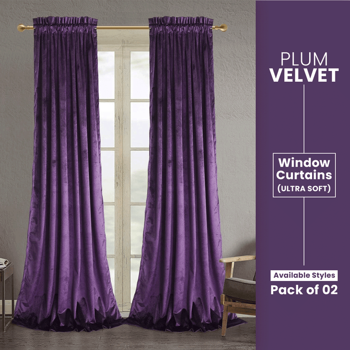 velvet curtains