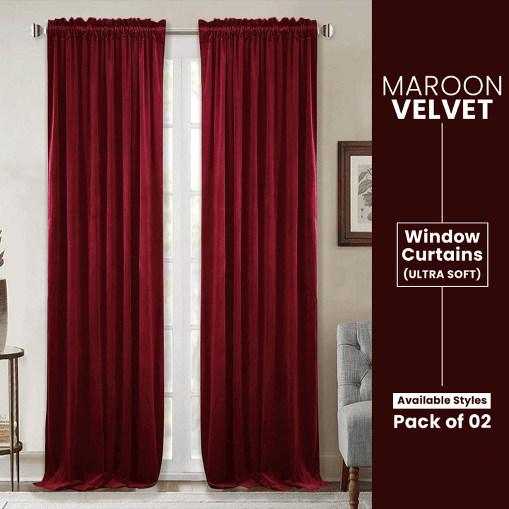 velvet curtains