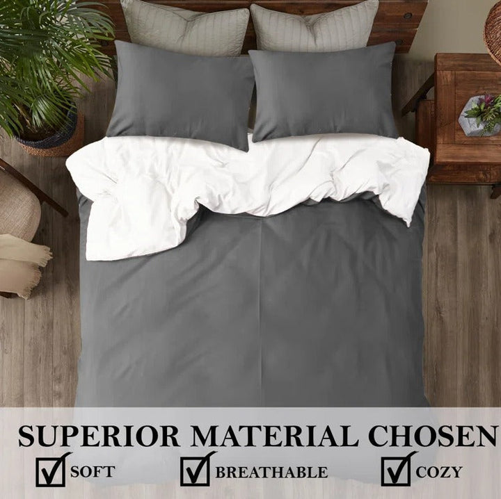 white bed sheets