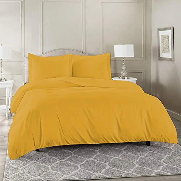 mustard bed sheets with duvet cover