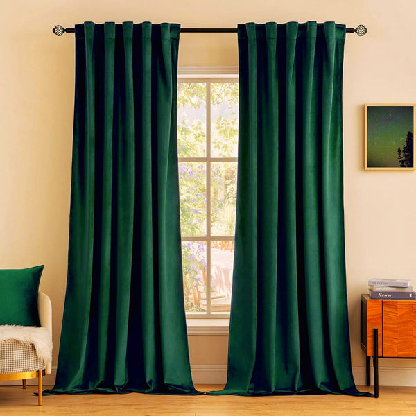 velvet curtains
