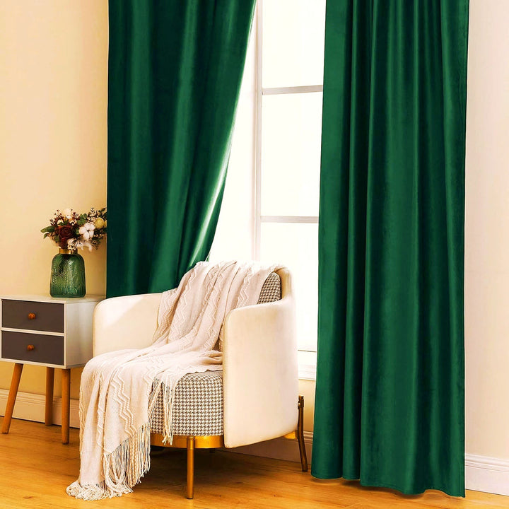 velvet curtains