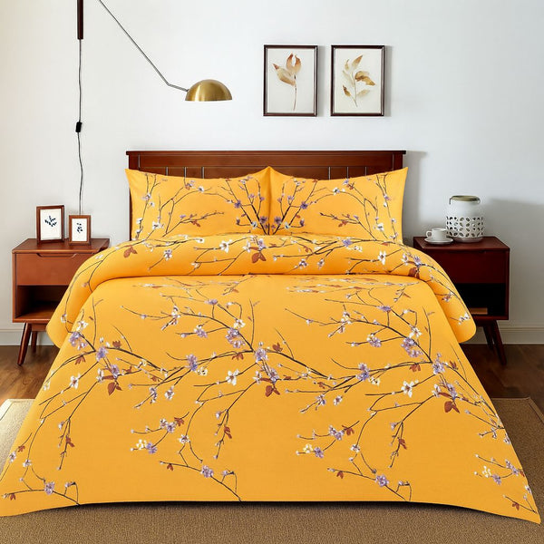 Floral Turmeric-Summer Comforter Set